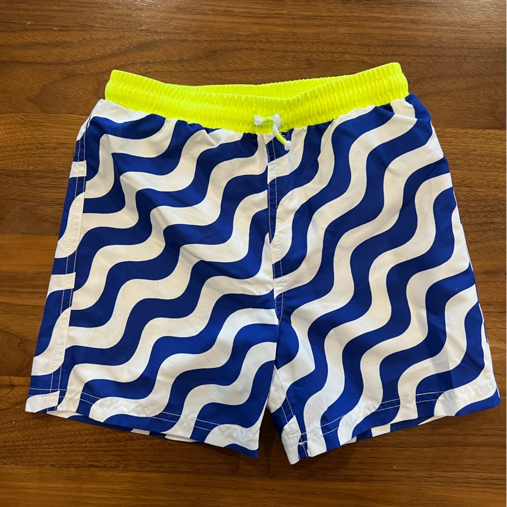 NWT Boden Wave Pattern Swim Shorts